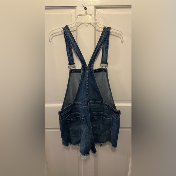 Blank NYC Denim Overall Shorts Blue 31 NWT - Picture 2 of 8